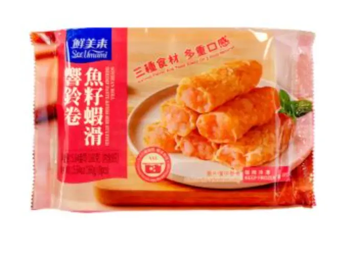 鮮美來 響鈴卷魚籽蝦滑 Shrimp Paste with Fish Roe Stuffed Soybean Roll 160g x 20