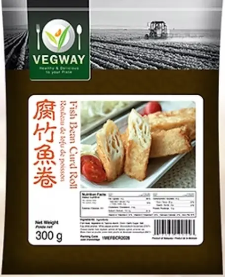 腐竹魚卷 VEGWAY FISH BEAN CURD ROLL 300g x 30
