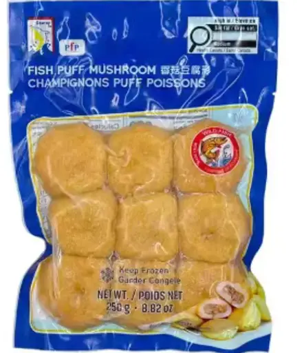 海威香菇夾心魚豆腐 Fish Tofu Puff Mushroom 250g