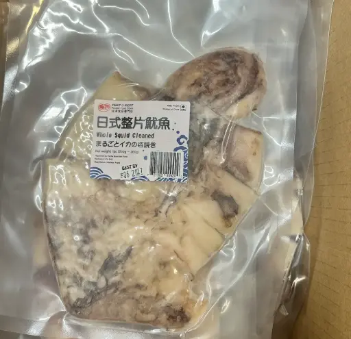 [4230001] 燒烤 - 日式整片魷魚 Whole Squid Cleaned 1pc